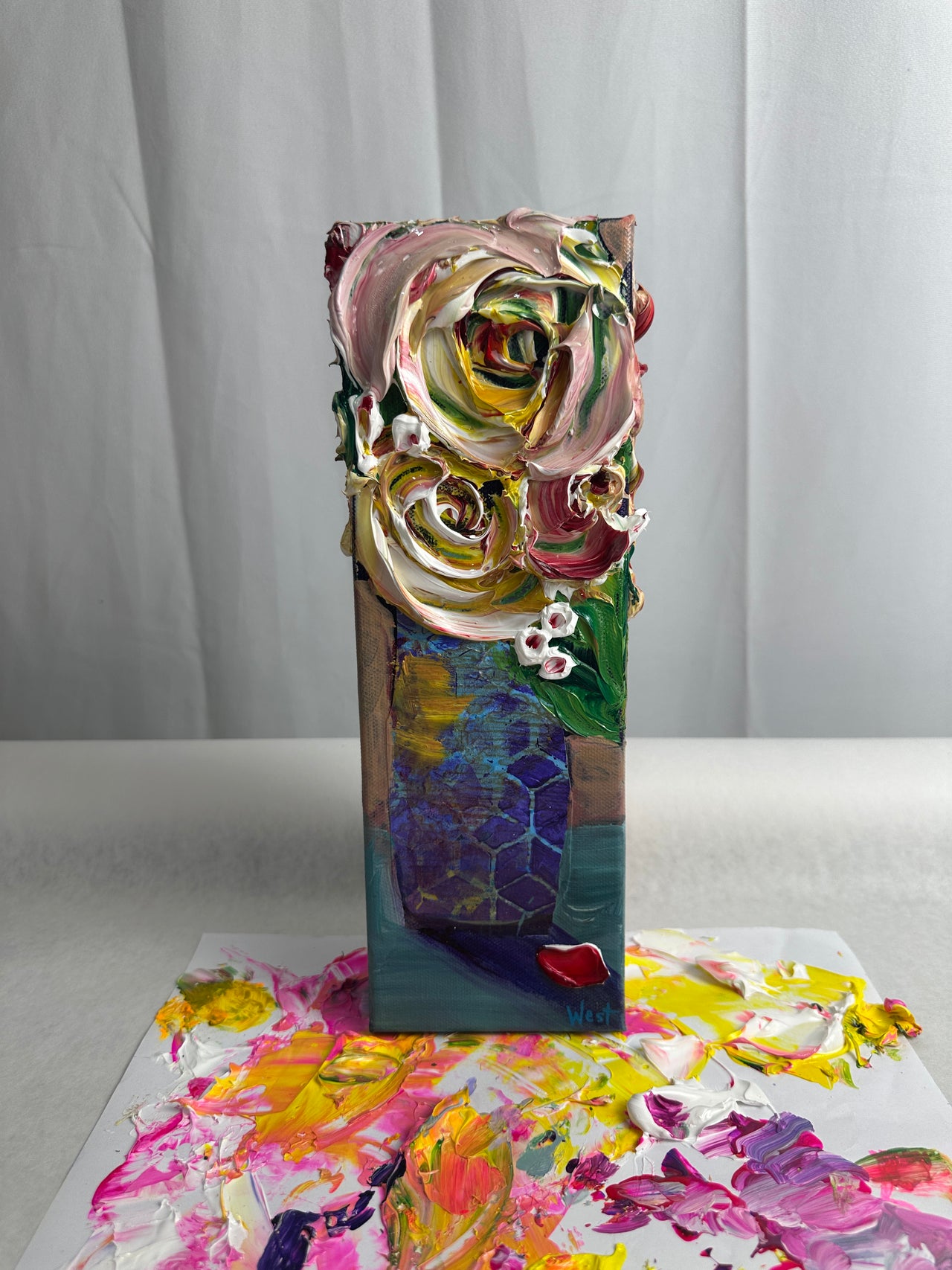 "Happiness in Bloom" - Original Artwork