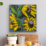 Chasing the Sun Sunflower by Sharon West Fine Art