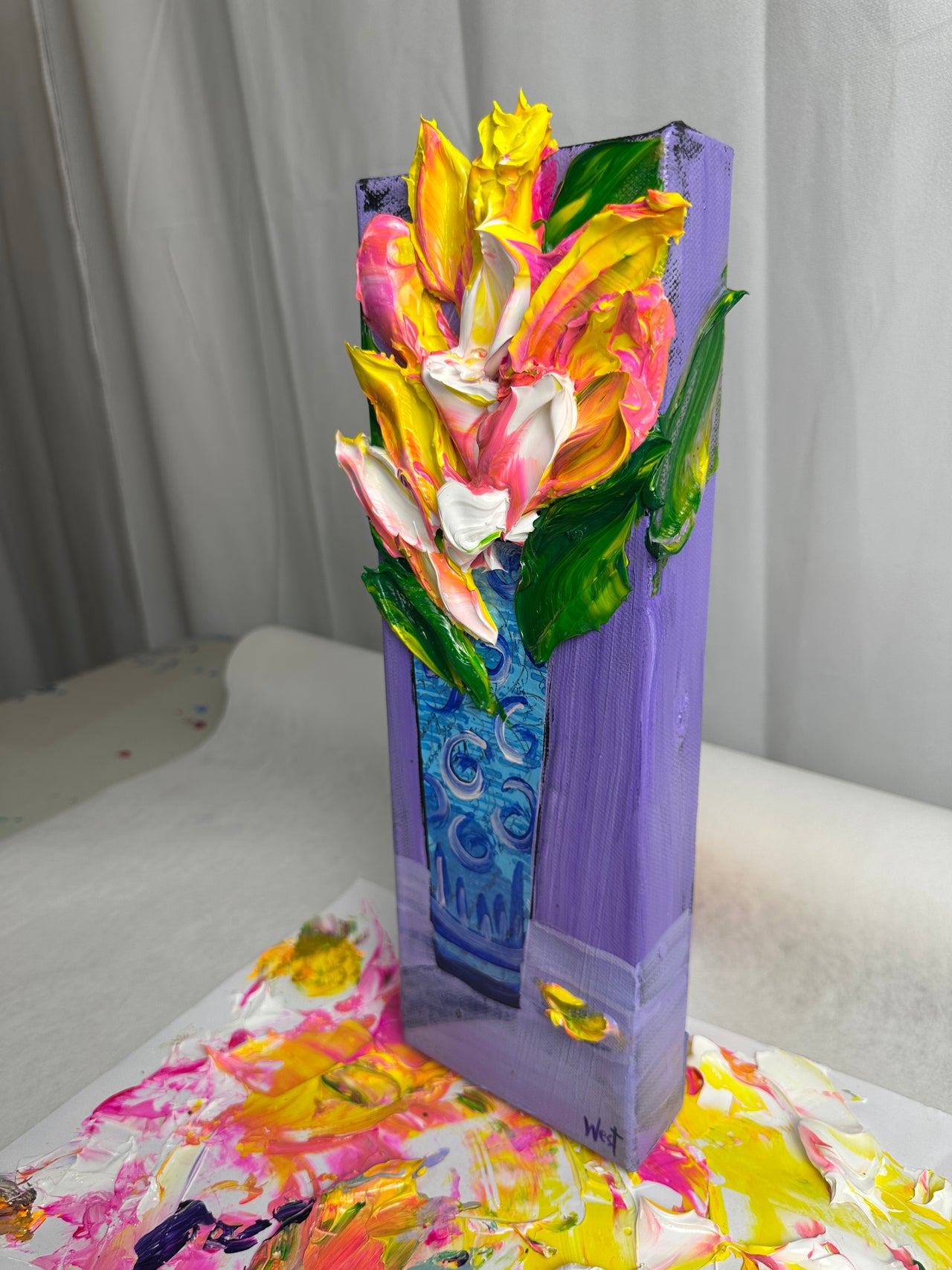 "Happy Hearts Bouquet" - Original Artwork