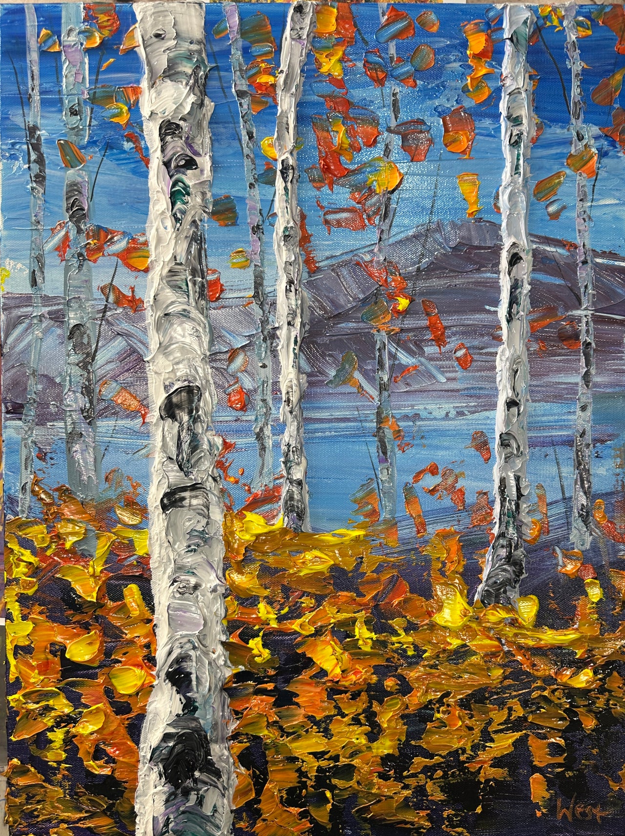 "Falling into Light" - Original Artwork
