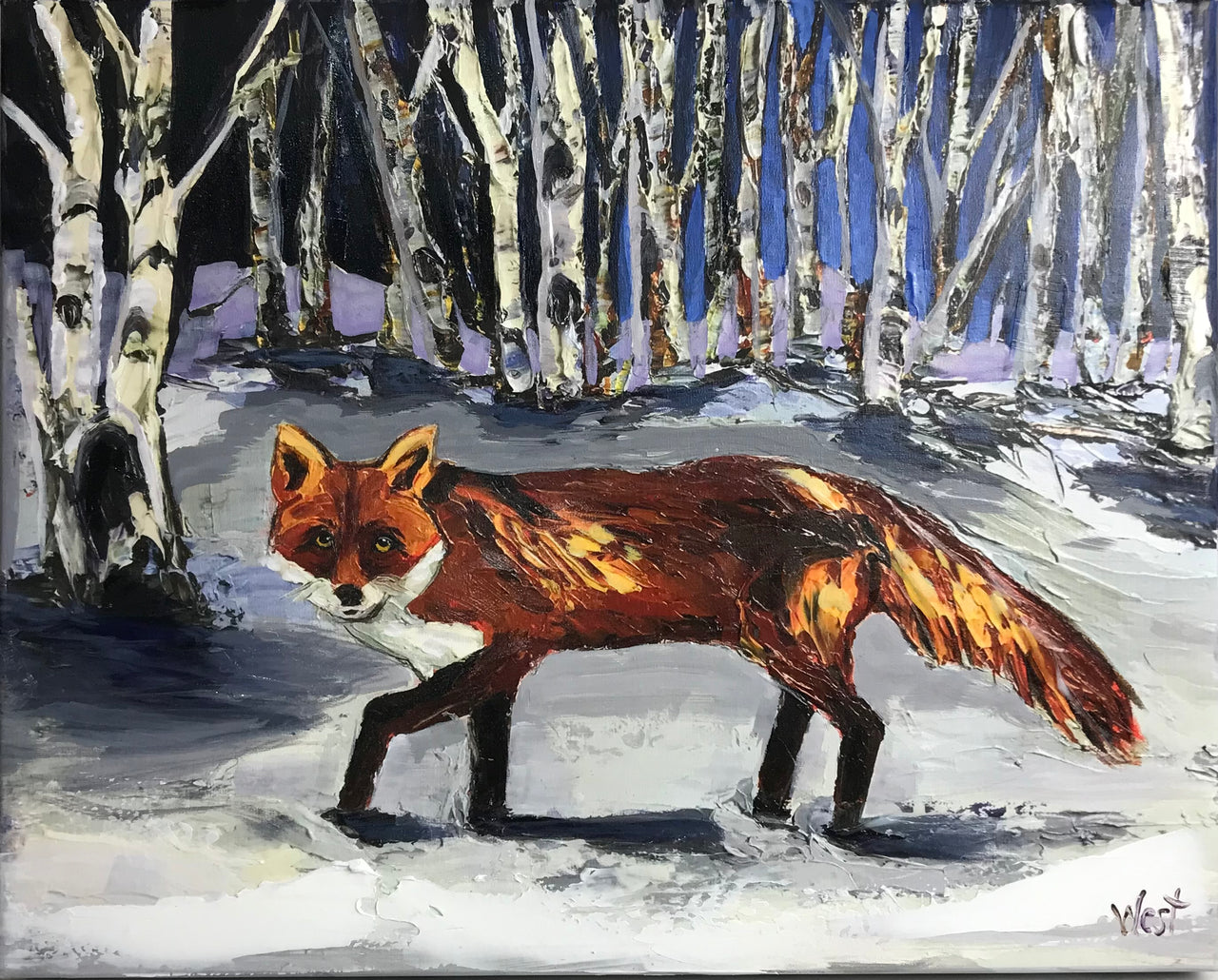 "Soul of the Frozen Dusk" - Limited Hand Embellished Reproduction