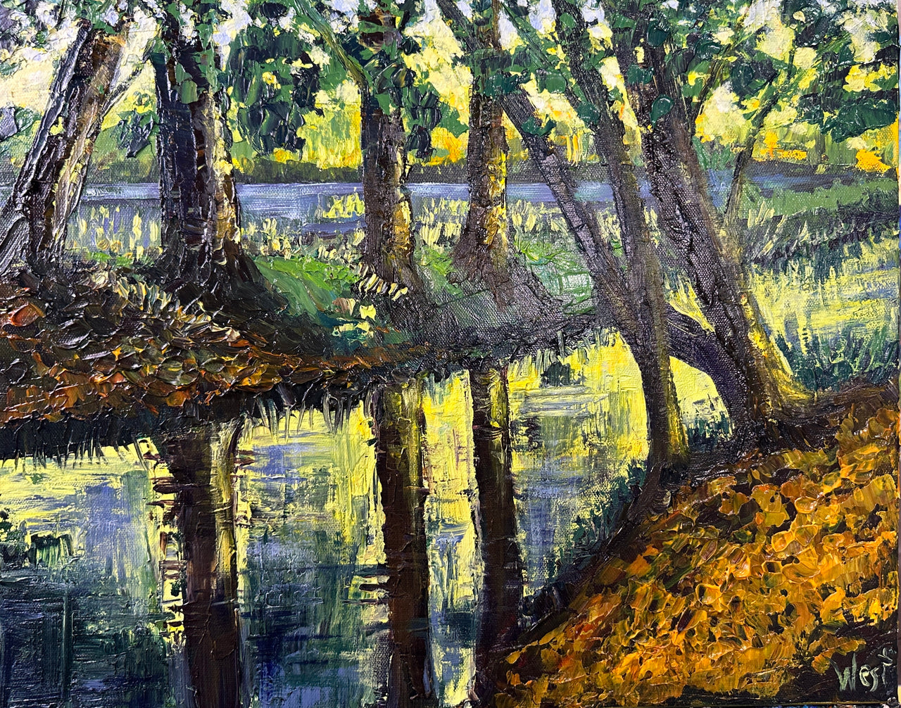 "Golden Reflections" - Original Artwork