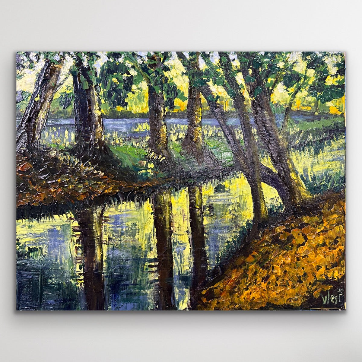 "Golden Reflections" - Original Artwork