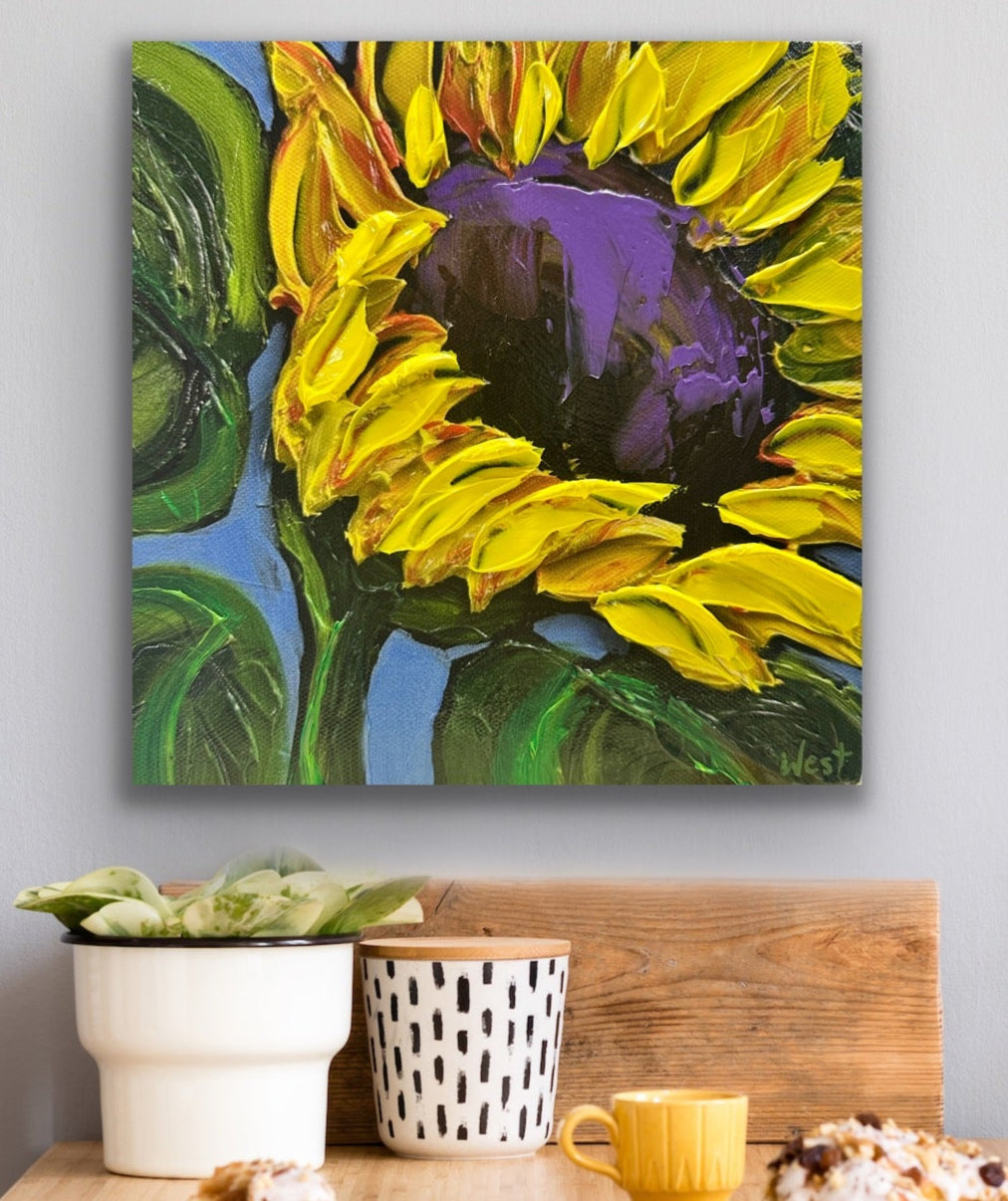 Golden Spirit by Sharon West Fine Art Sunflower