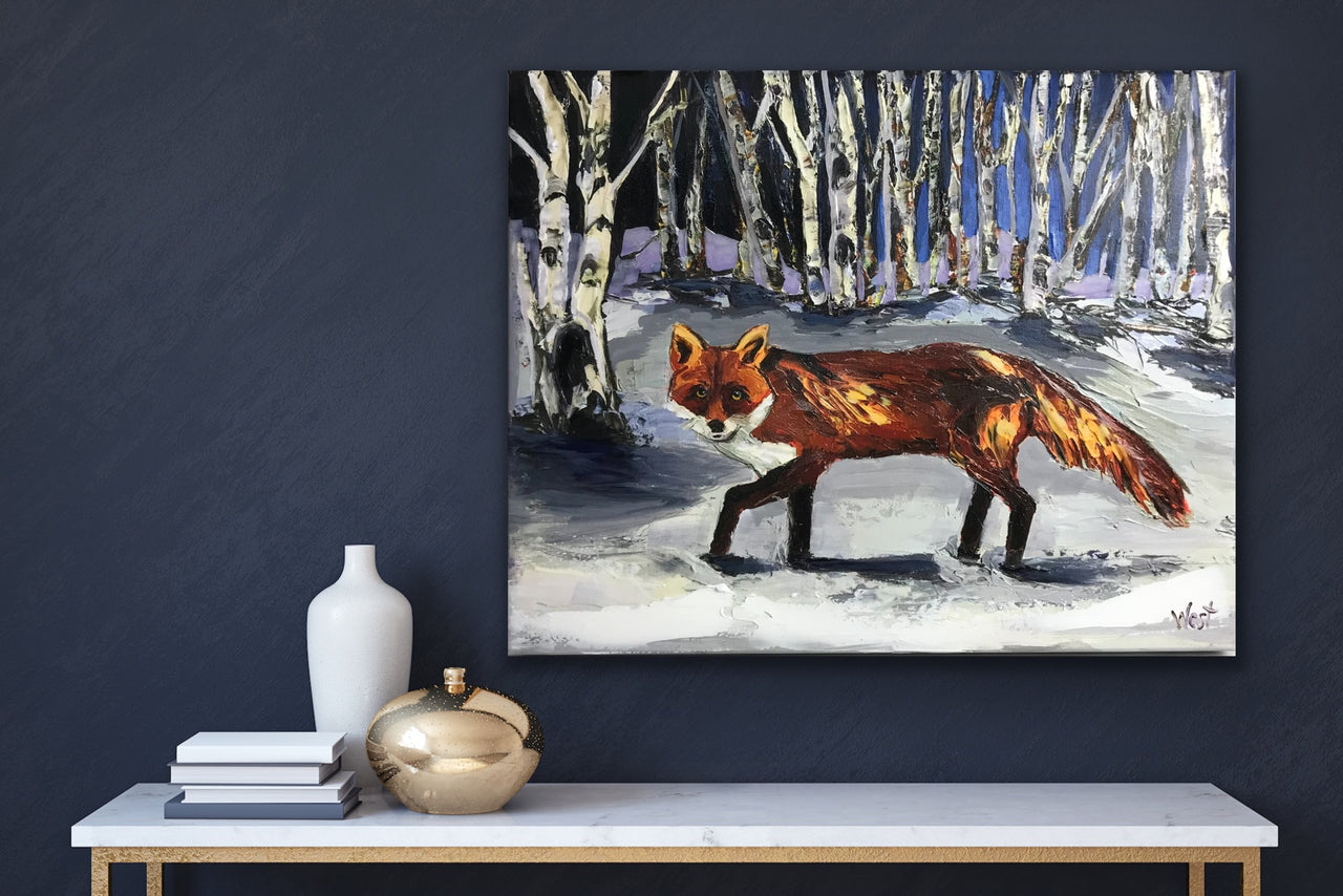 "Soul of the Frozen Dusk" - Limited Hand Embellished Reproduction