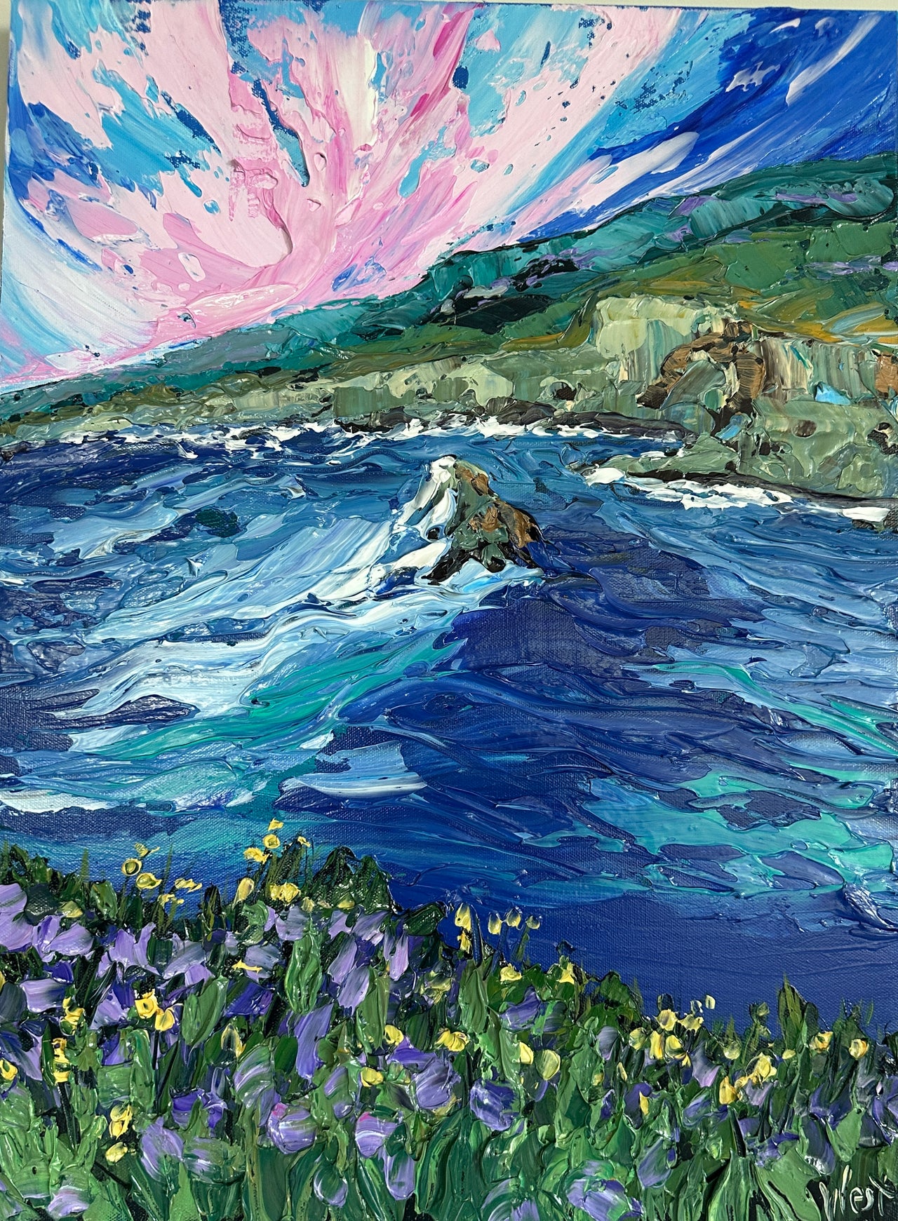 "Sky Dance over Carmel" - Original Artwork