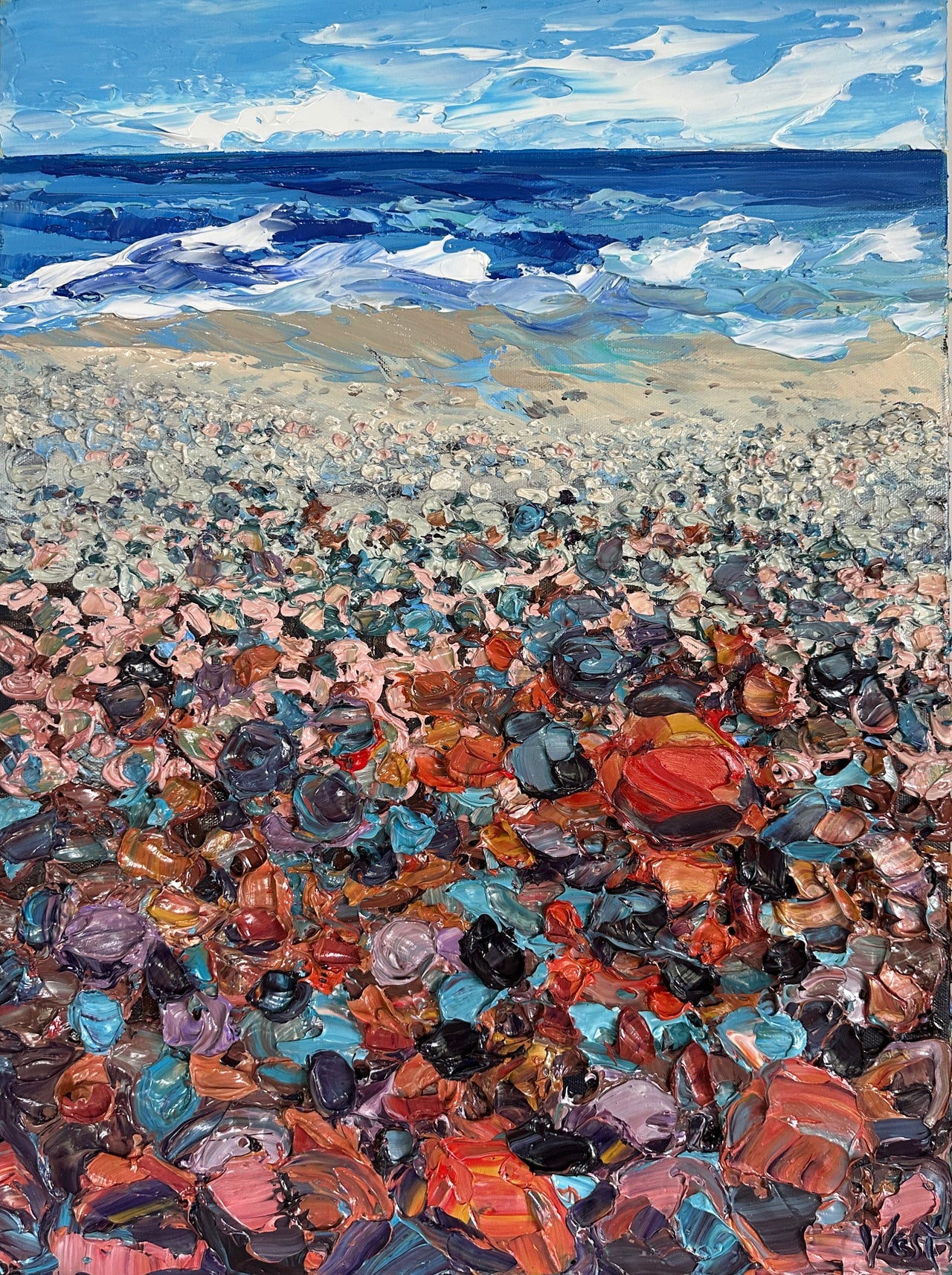 "Jewels of Pebble Beach" - Original Artwork