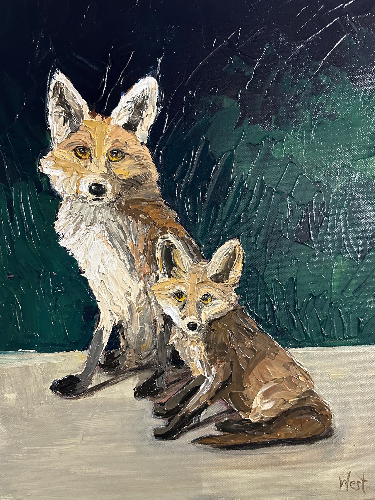 "Mrs Marigold & Kit" - Original Artwork