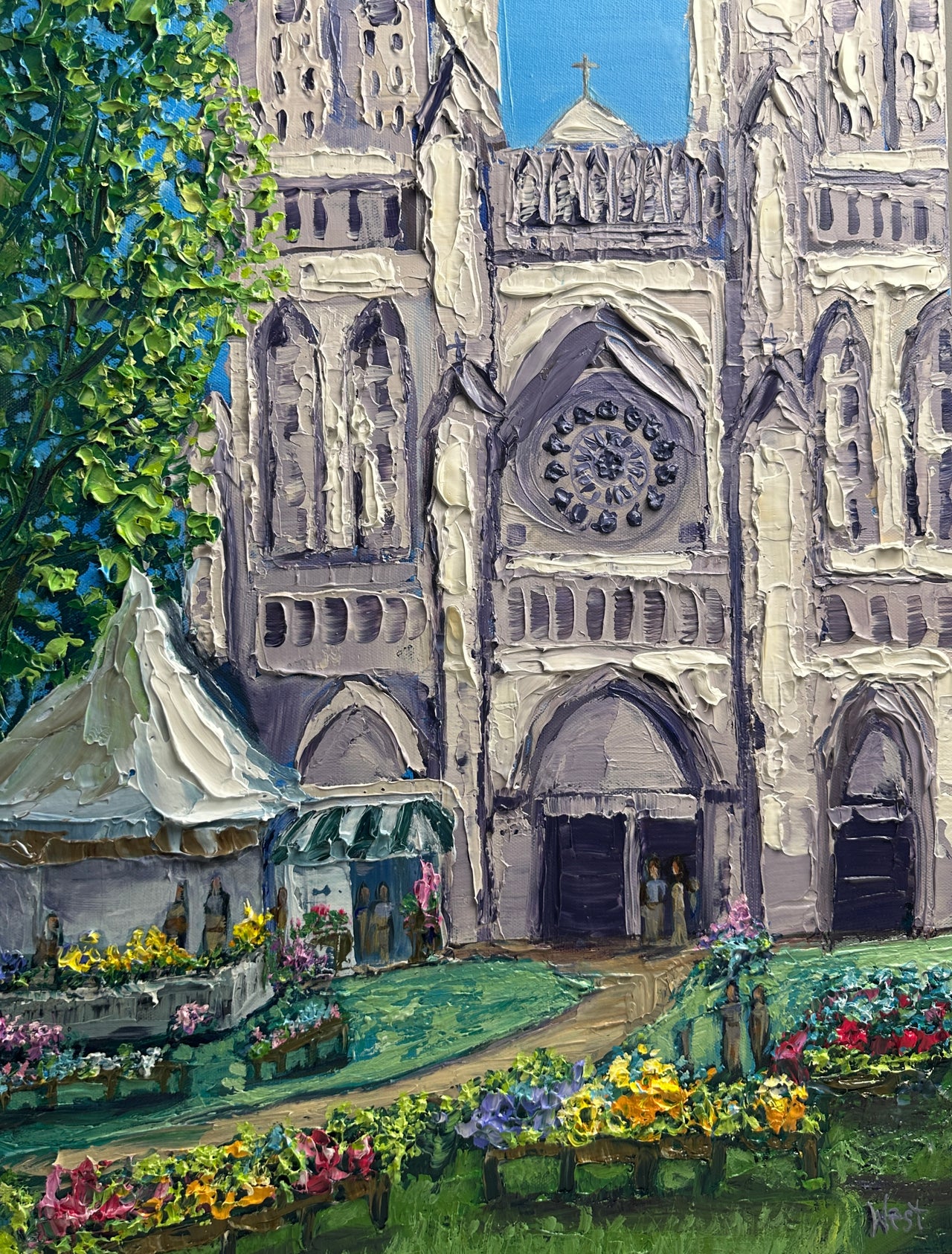 "Cathedral in Bloom" Original Artwork