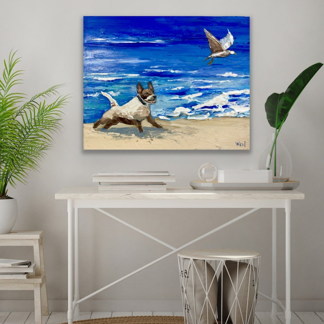 "Seaside Chase"- Original Artwork