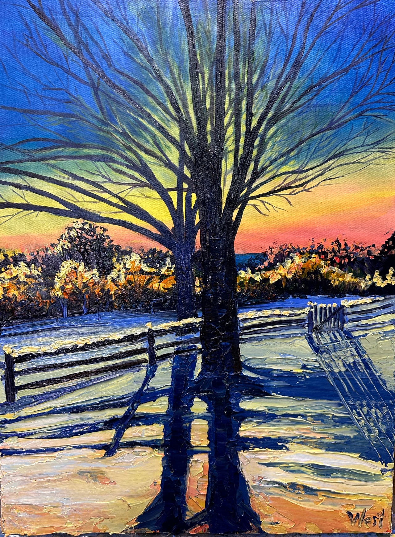 "Snowfire Horizon" - Original