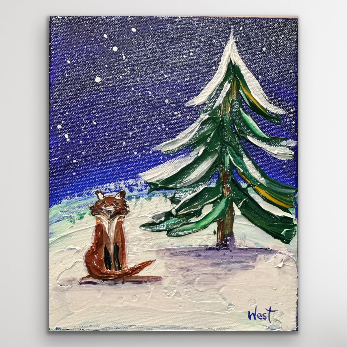 "Snowy Foxling" - Original Artwork