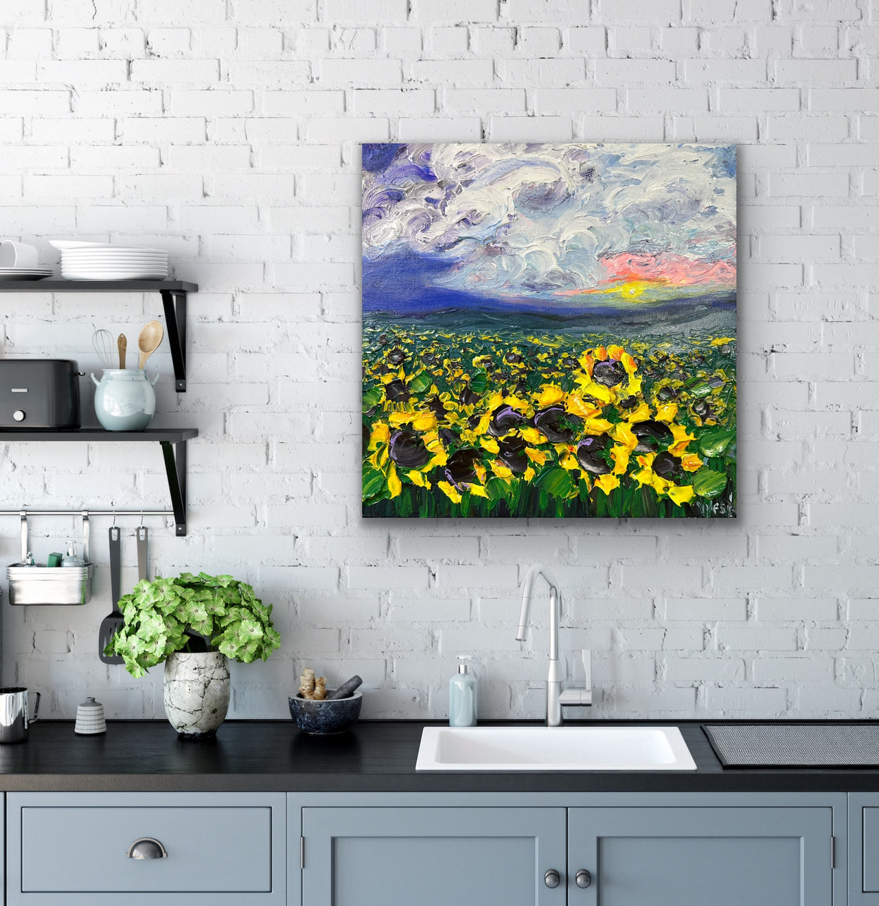 "Sunfield Swirl" - Original Artwork