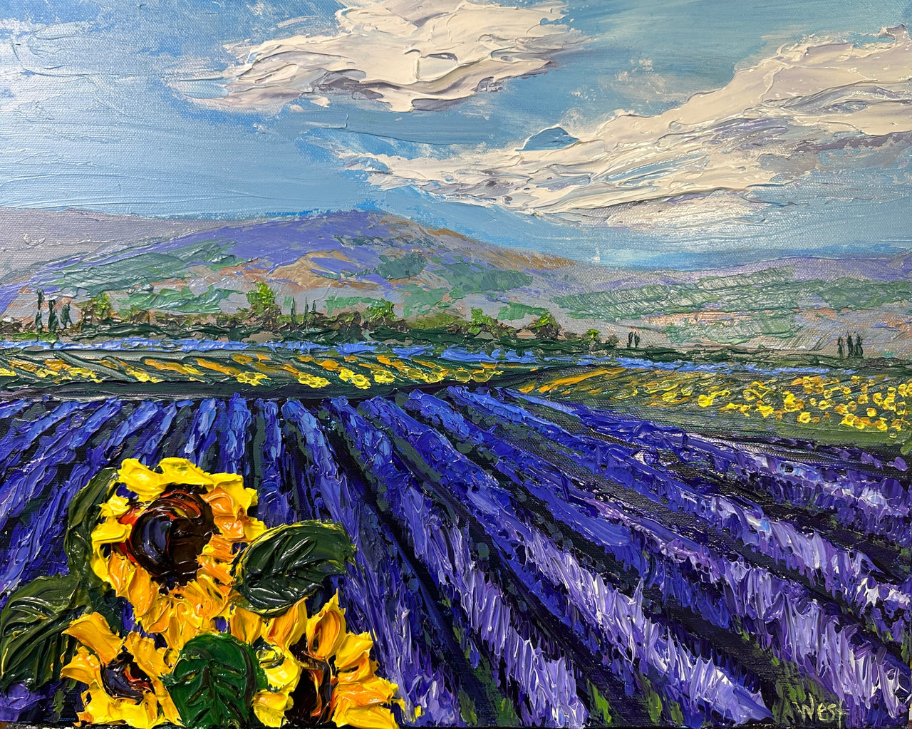 "Sunlit Happiness" - Original Artwork