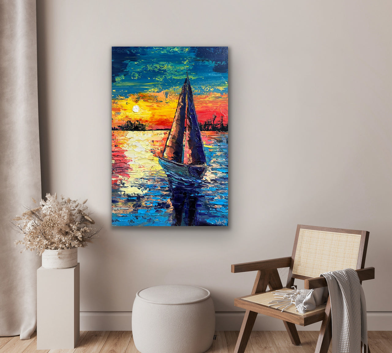 “Sunset Serenade" - Original Artwork