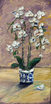 Tranquil Heart Orchid by Sharon West Fine Art