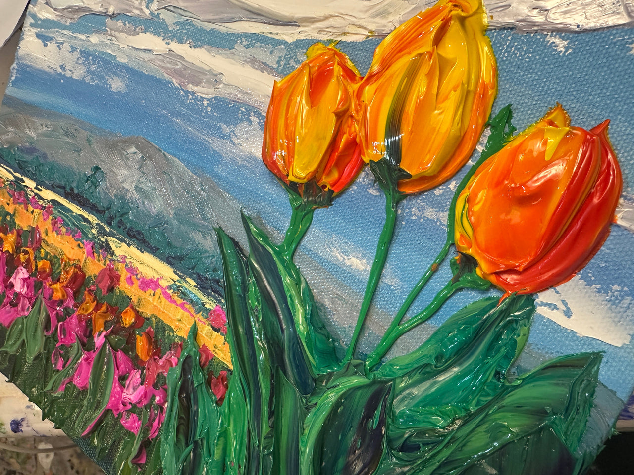 "Where Tulips Sing" - Original Artwork