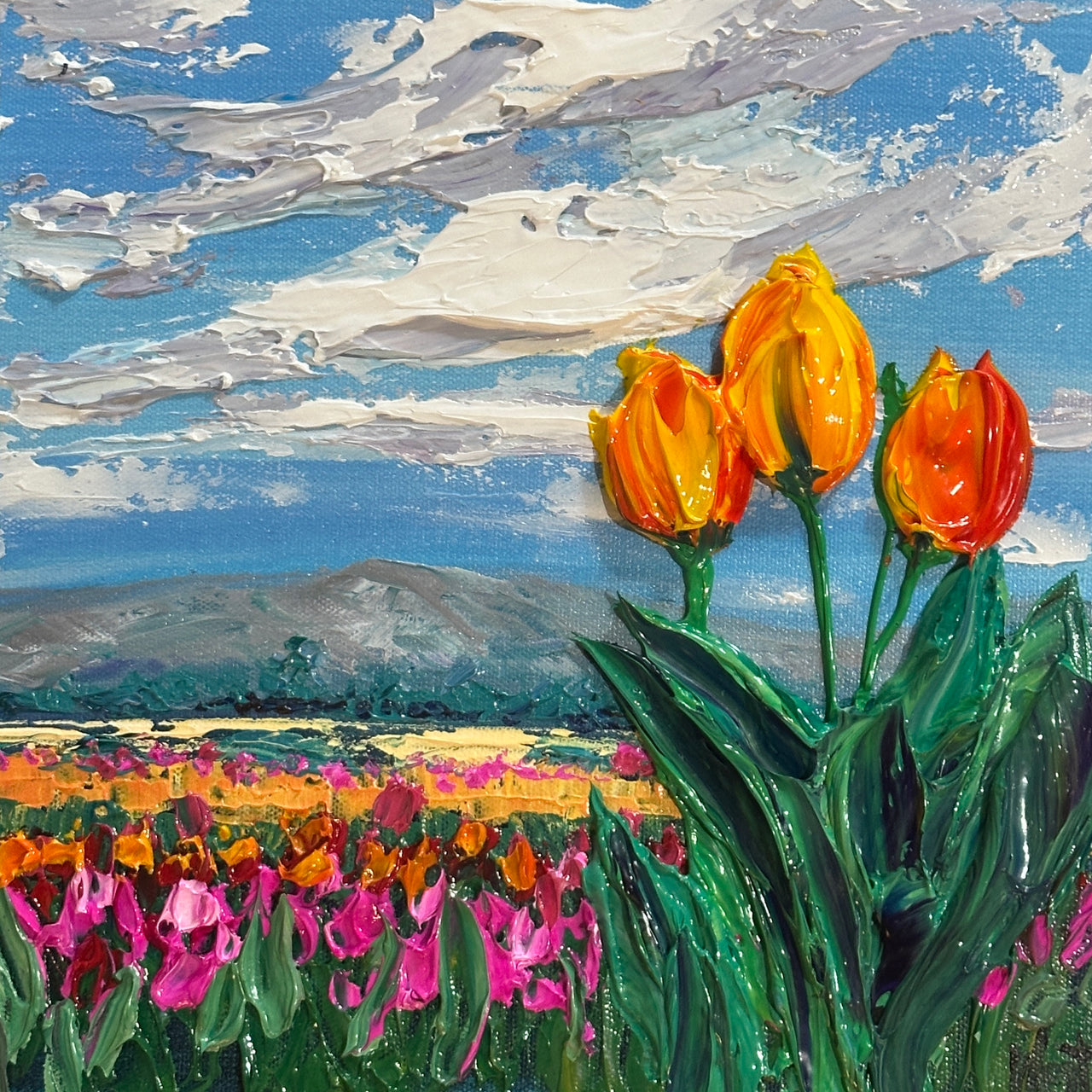 "Where Tulips Sing" - Original Artwork