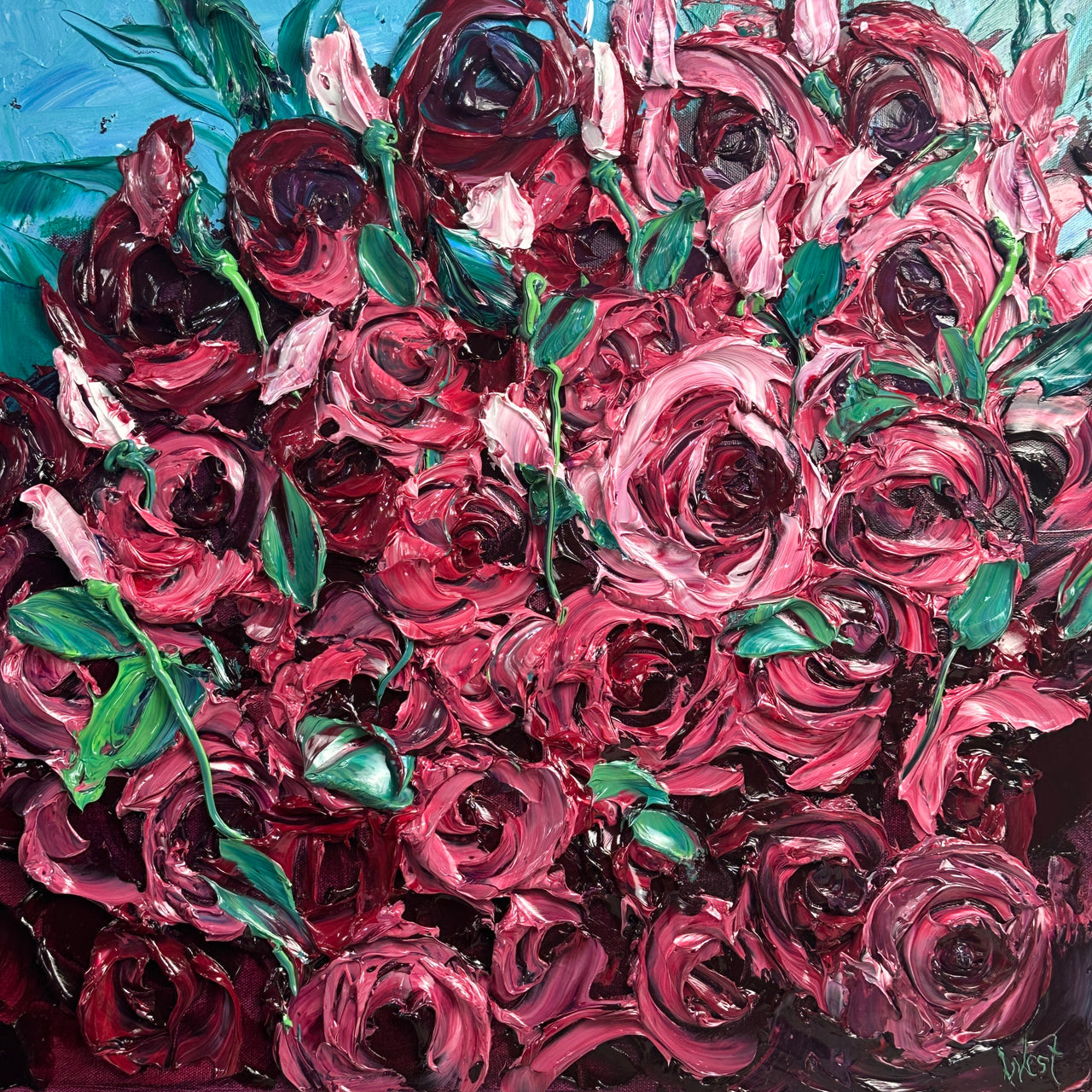 "Wrapped in Roses" - Artwork