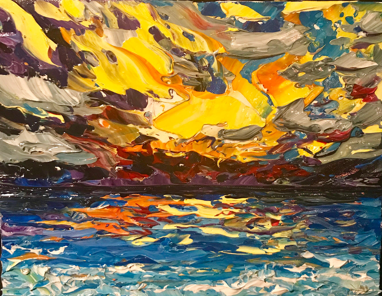 Power Sunrise 11" x 14" x 1.5"