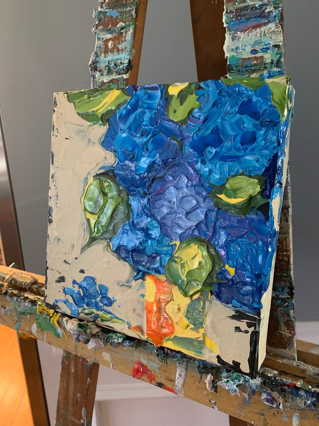 Hydrangea Love  8x8x1.5" - Artwork