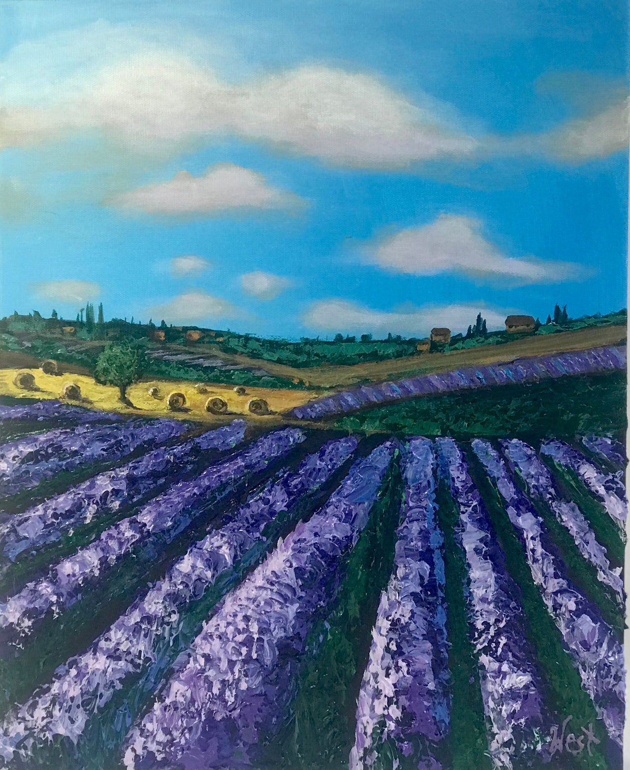 "Lavender Field of Provence"- Artwork