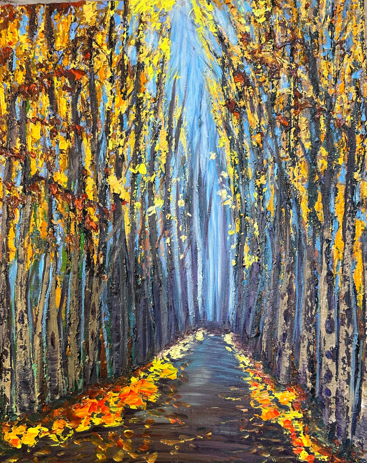 "Autumn's Pathway" - Original