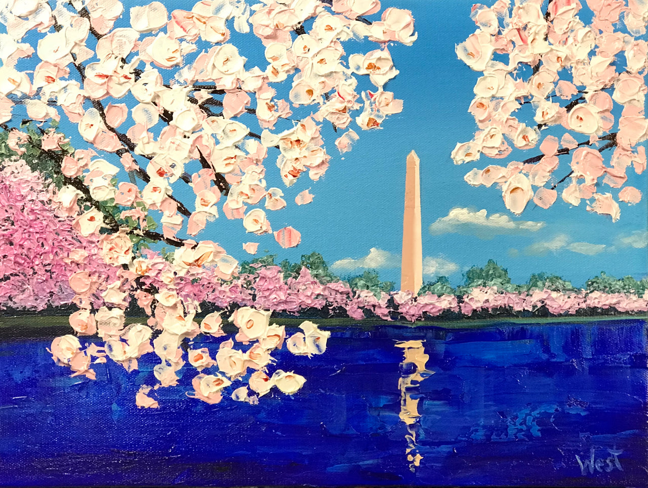 "Beneath the Blooming Sky" - Original Artwork