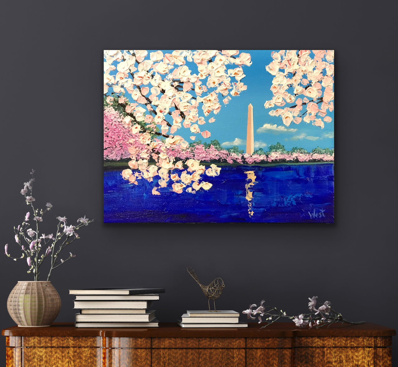 "Beneath the Blooming Sky" - Original Artwork