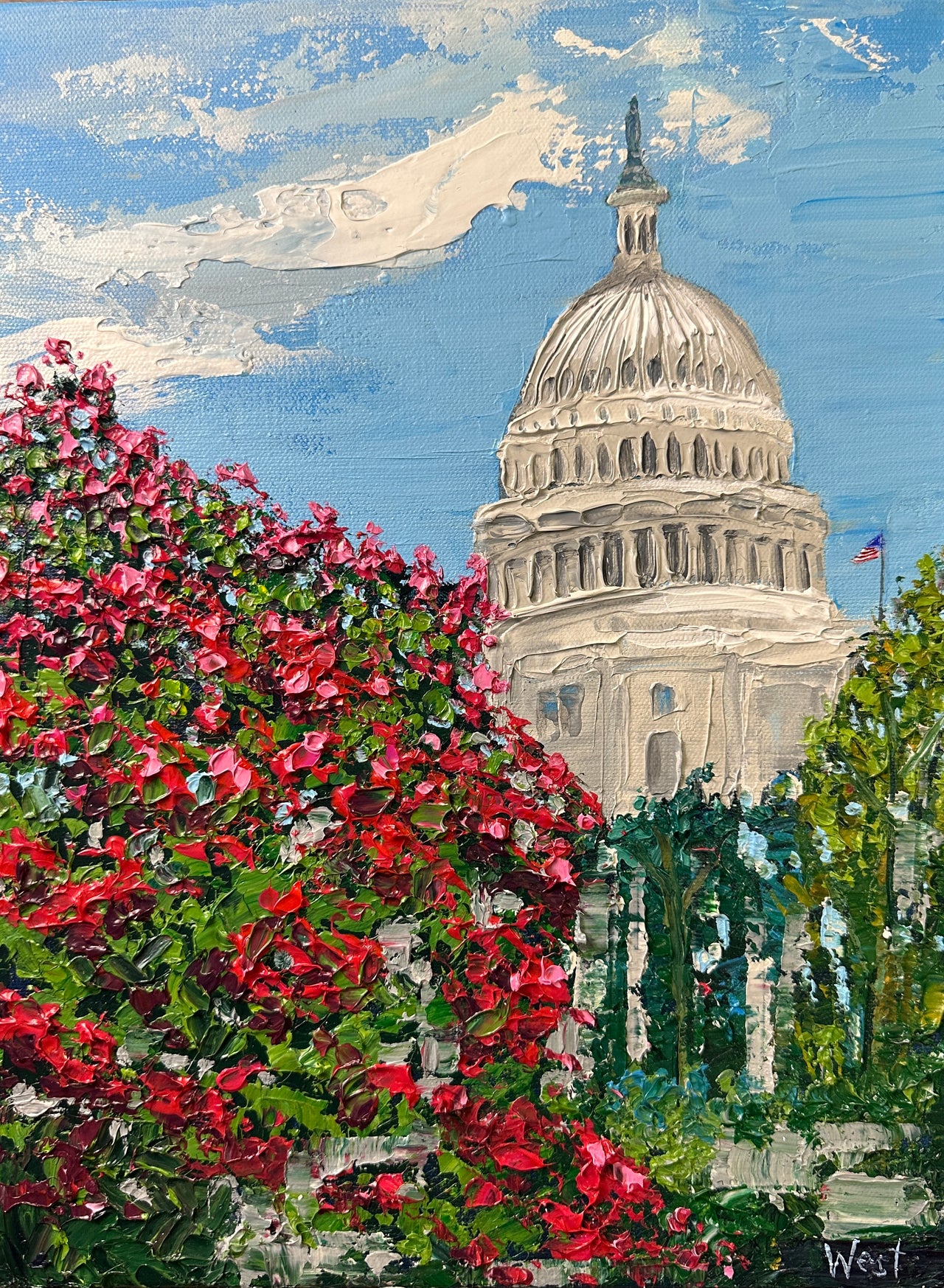 "Capitol Blooms"- Artwork