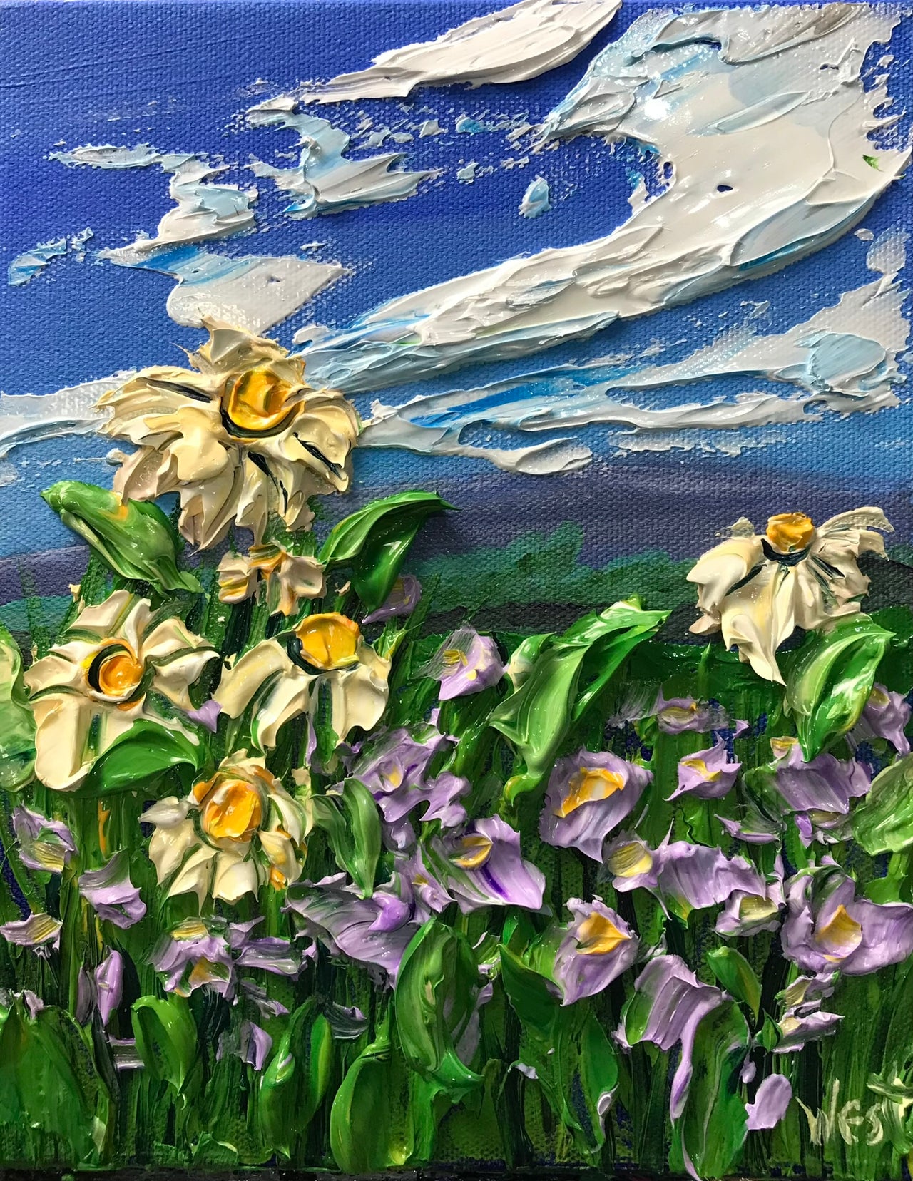 "Daisy Days of Summer" - Original Artwork