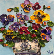 Original impasto palette knife painting by award-winning artist Sharon West