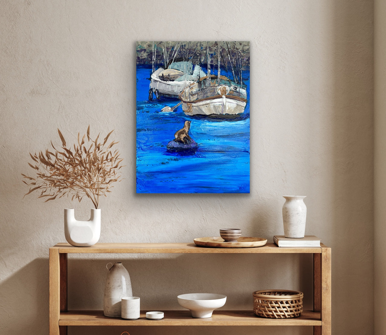 "Keeper of the Wharf" - Original Artwork
