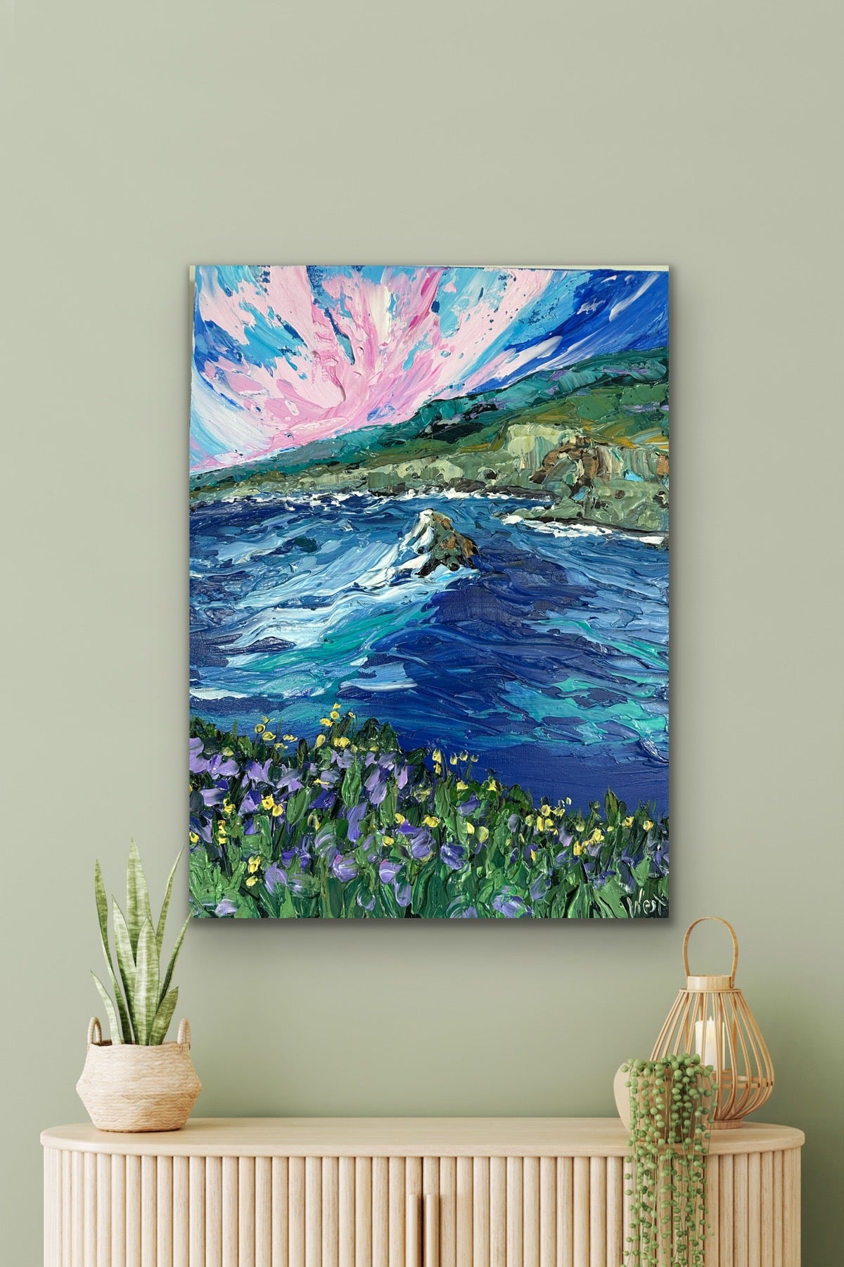 "Sky Dance over Carmel" - Original Artwork