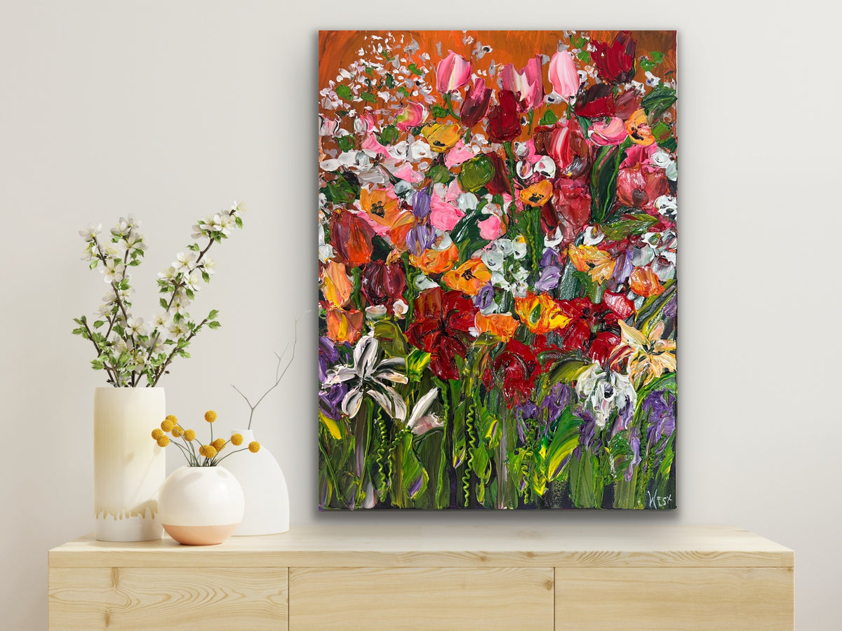 "Where the Garden Overflows" - Original Artwork