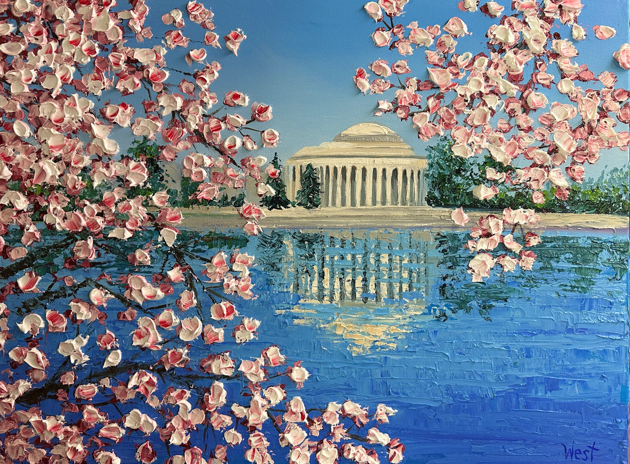"Jefferson in Bloom"- Original Artwork