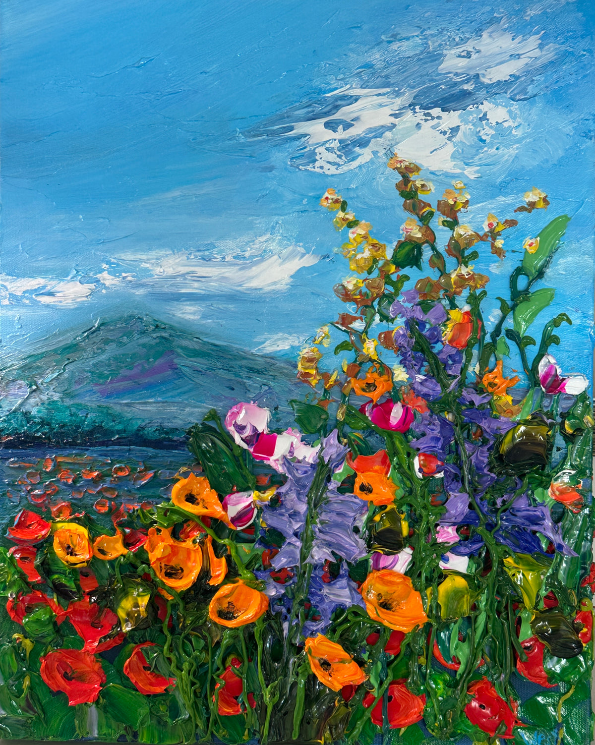 "Where the Mountains Bloom" - Original Artwork
