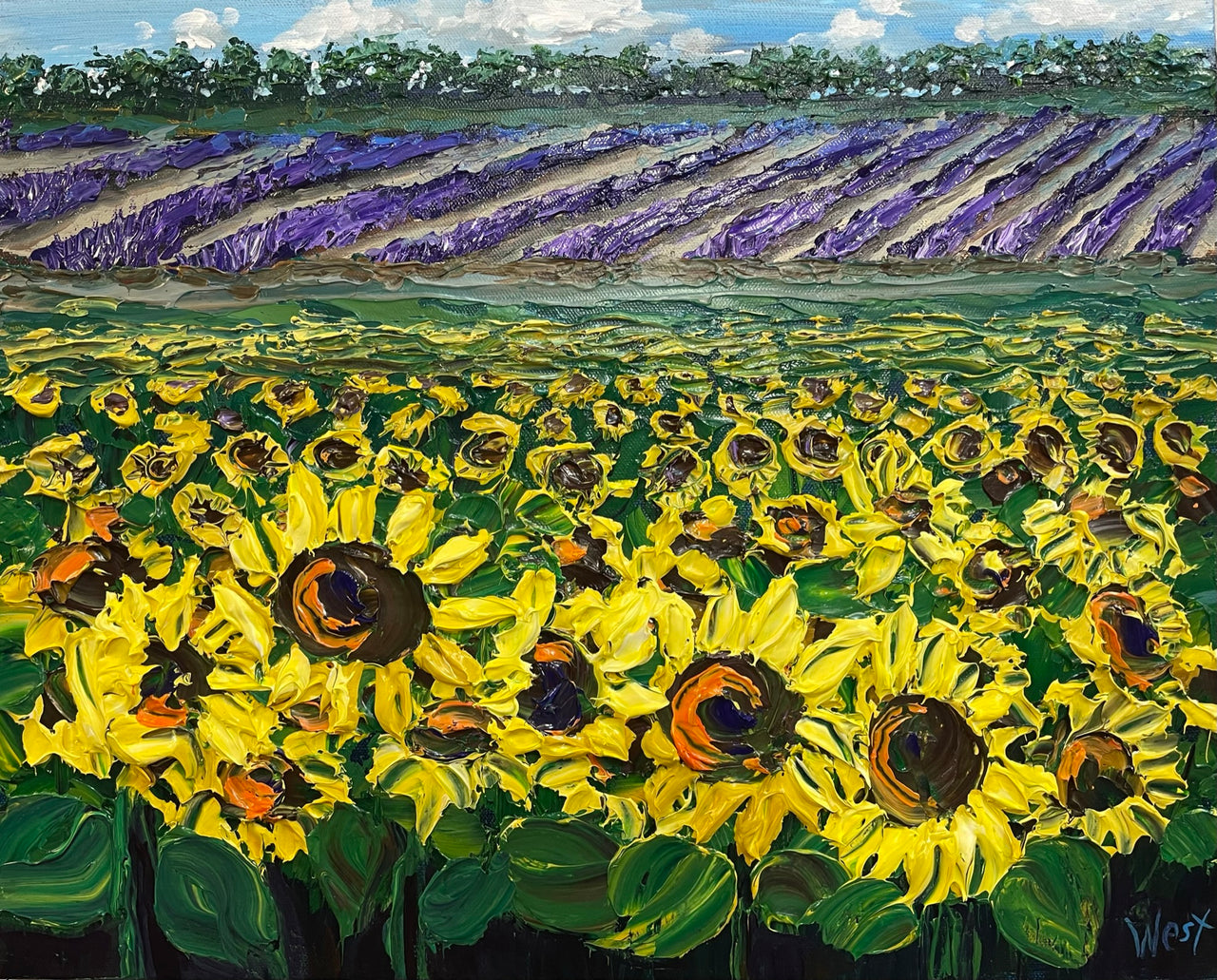 "Sunflower Symphony" - Original Artwork