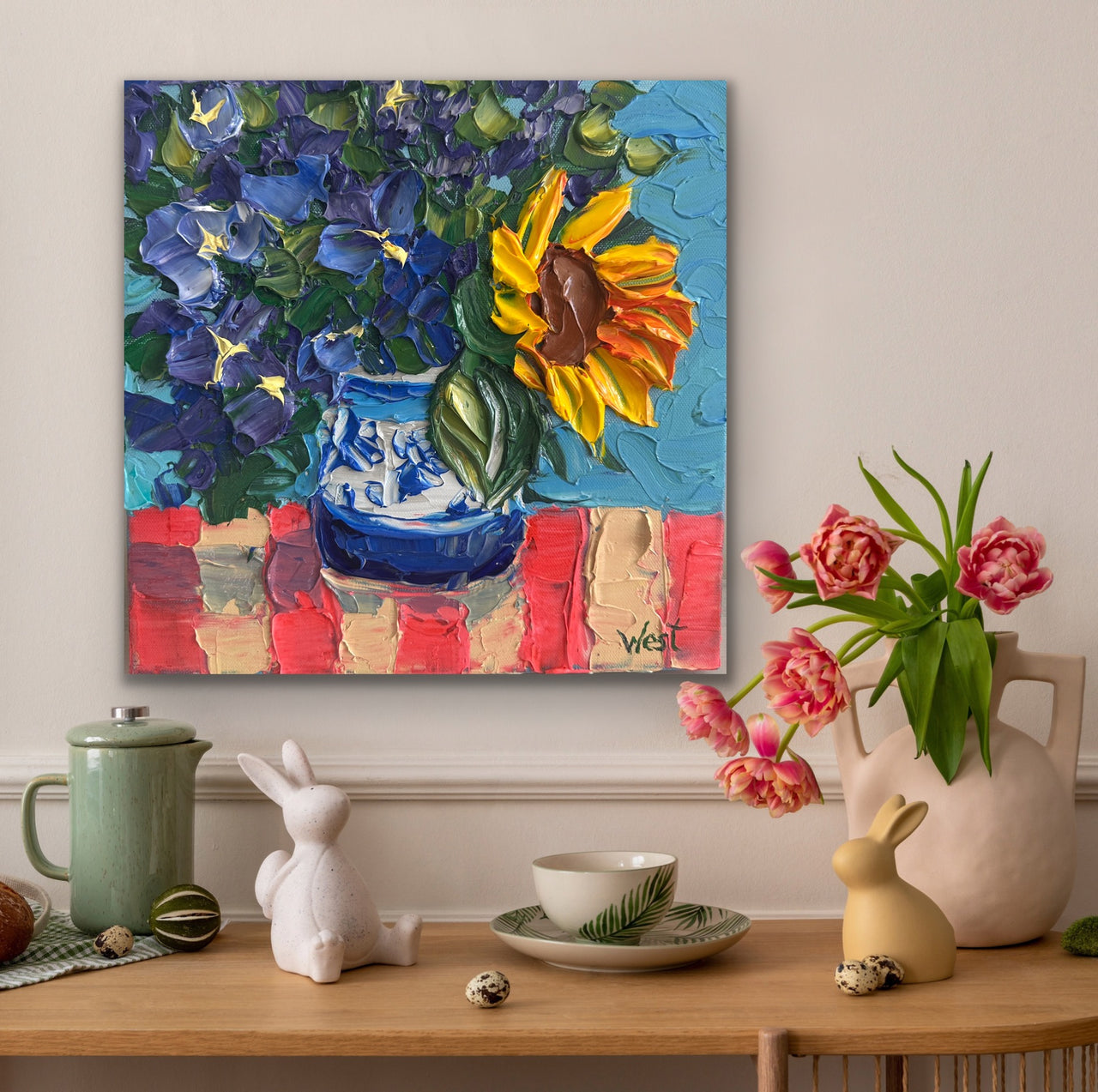 "Sunshine in Blue" - Original Artwork