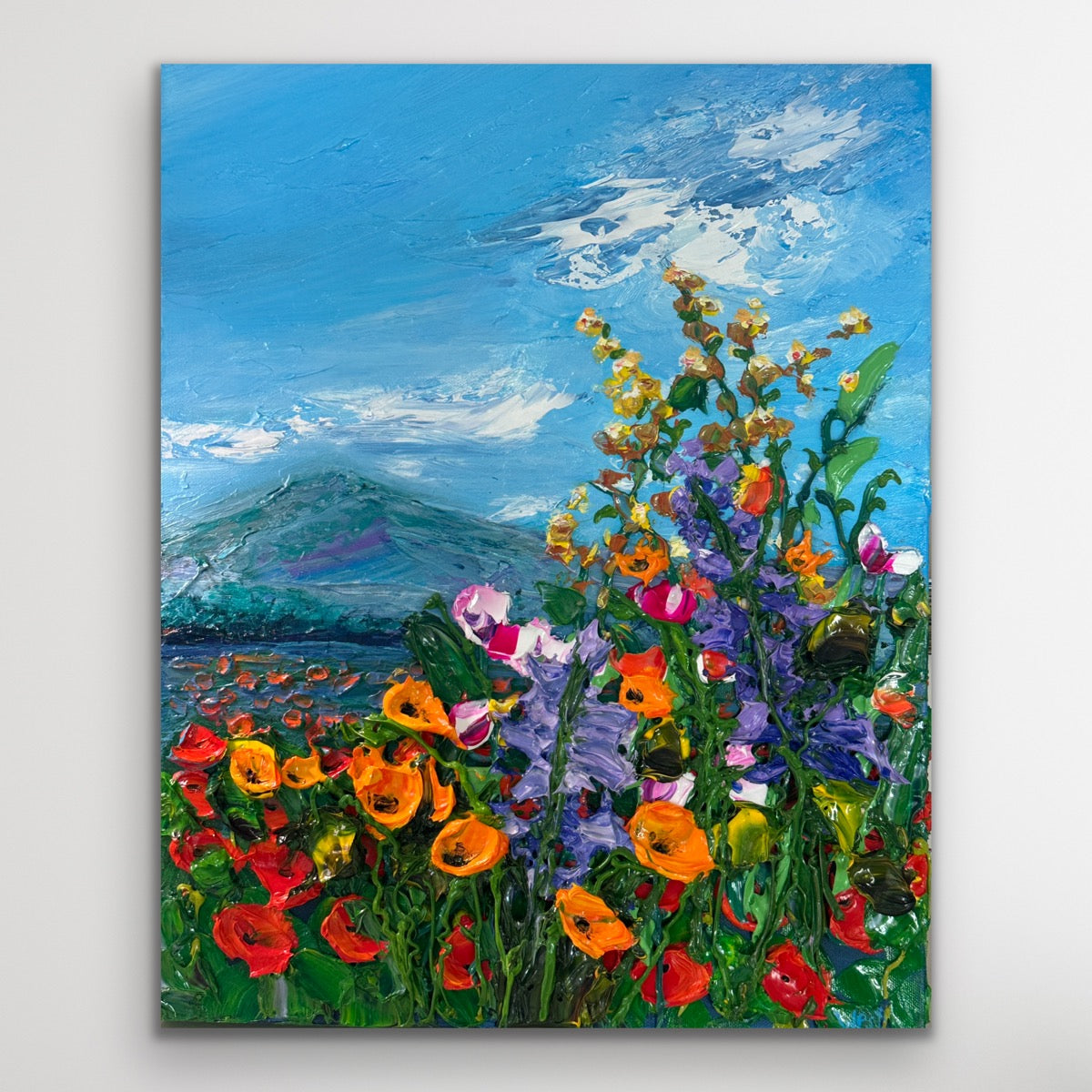 "Where the Mountains Bloom" - Original Artwork