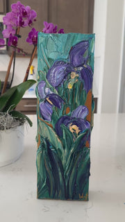 Iris Tapestry Sharon West Fine Art 
