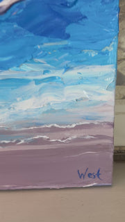 video of Wings_Over_Blue_Sharon_West_Fine_Art