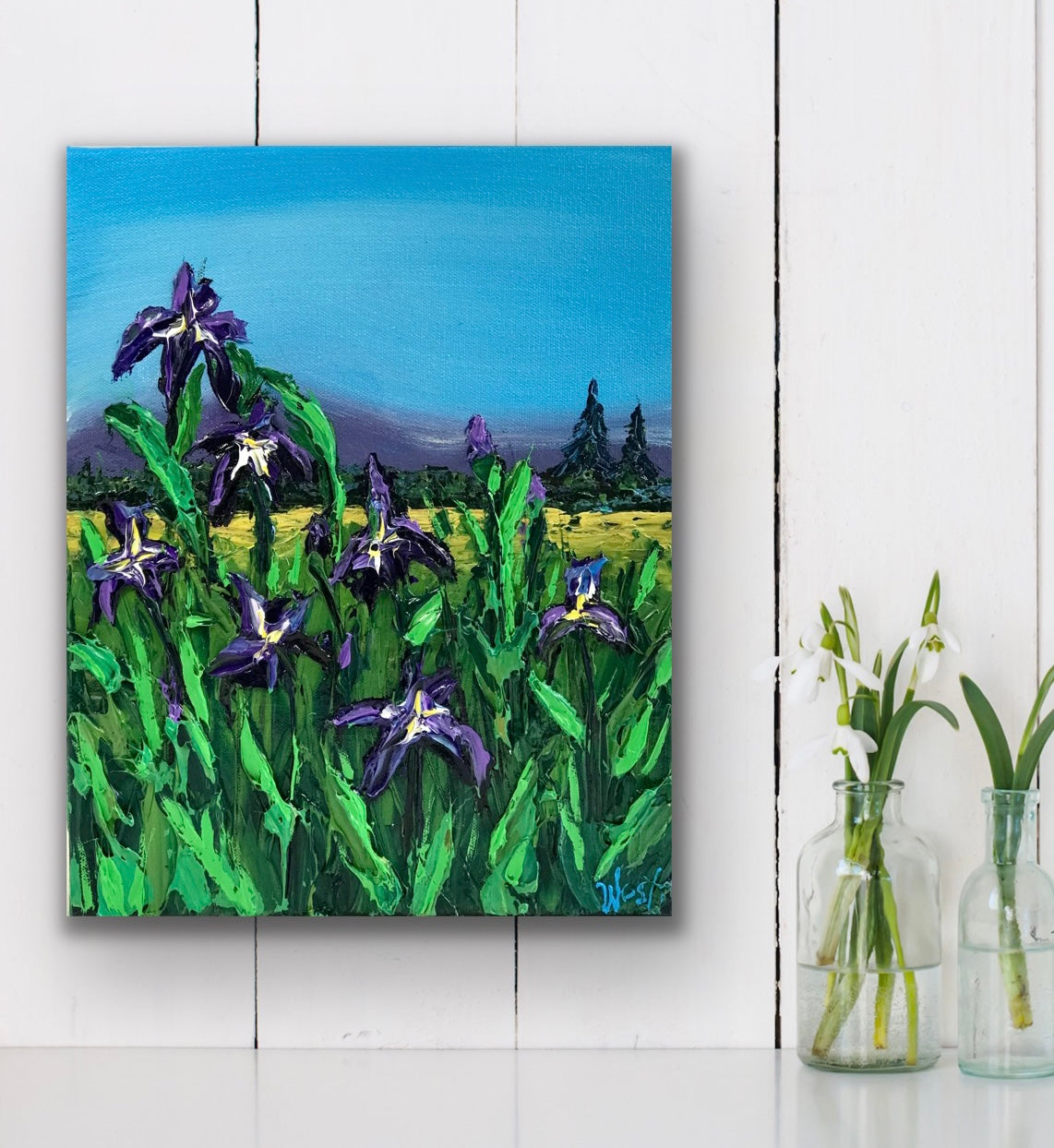 "Gogh Iris"- Artwork