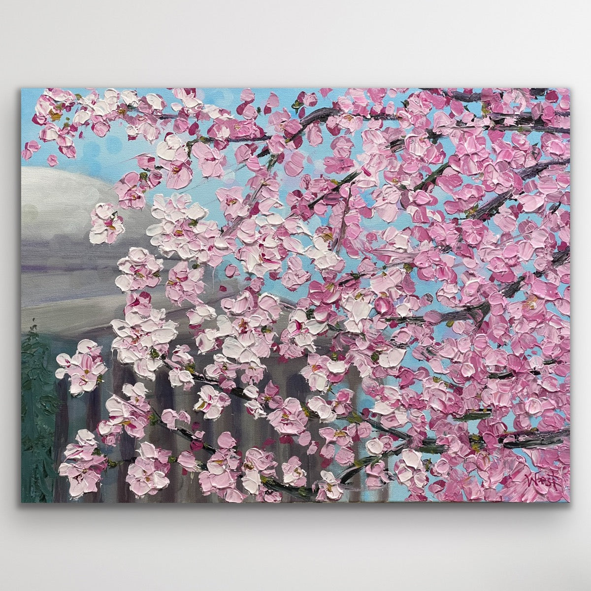 “Cherry Blossom Dreamscape"- Artwork