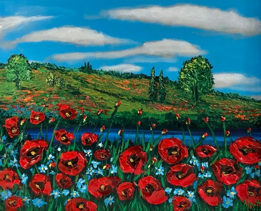 "Tuscan Poppies"- Artwork